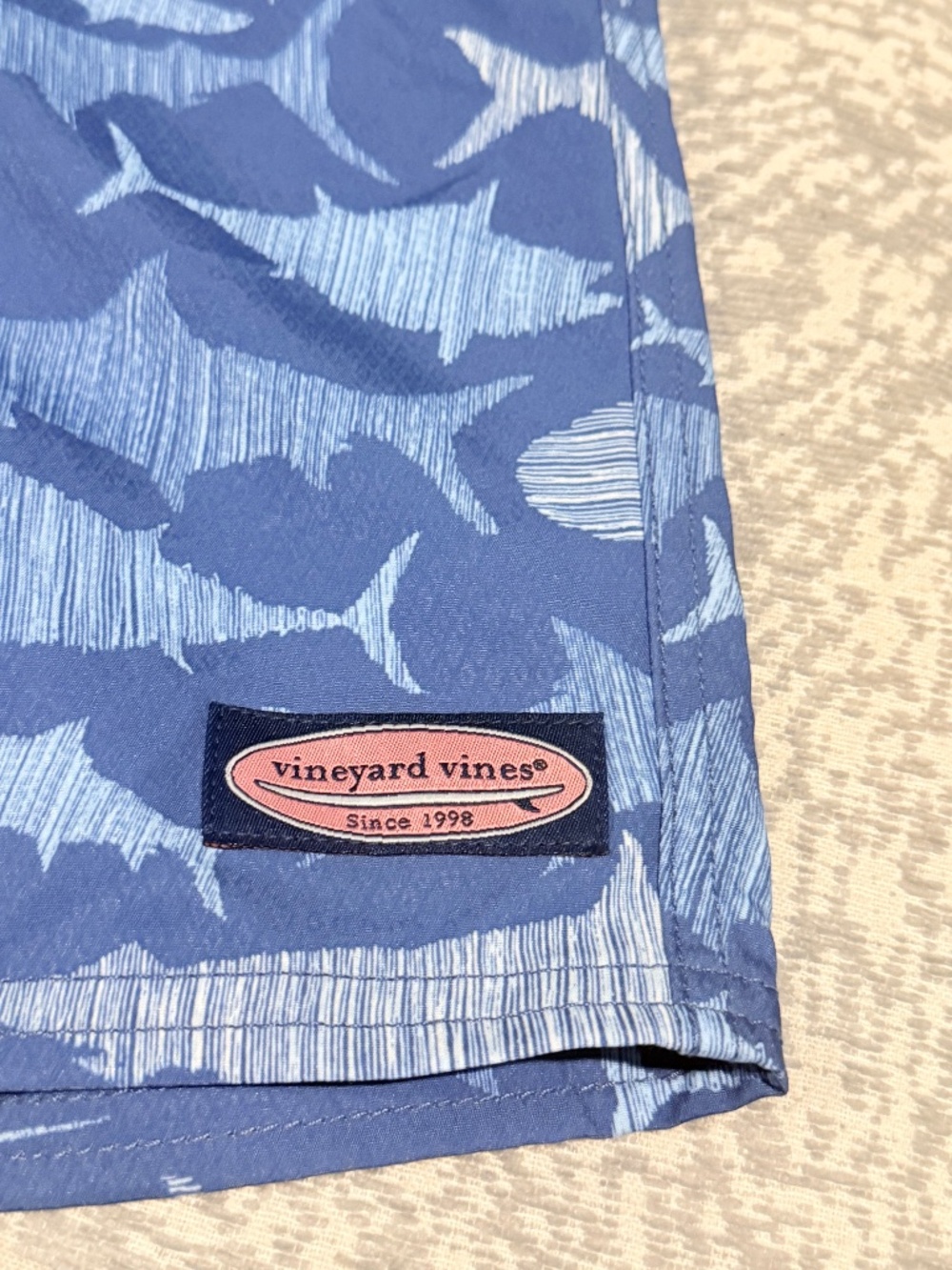 Vineyard Vines Ocean Fish Shark Board Shorts 30 S